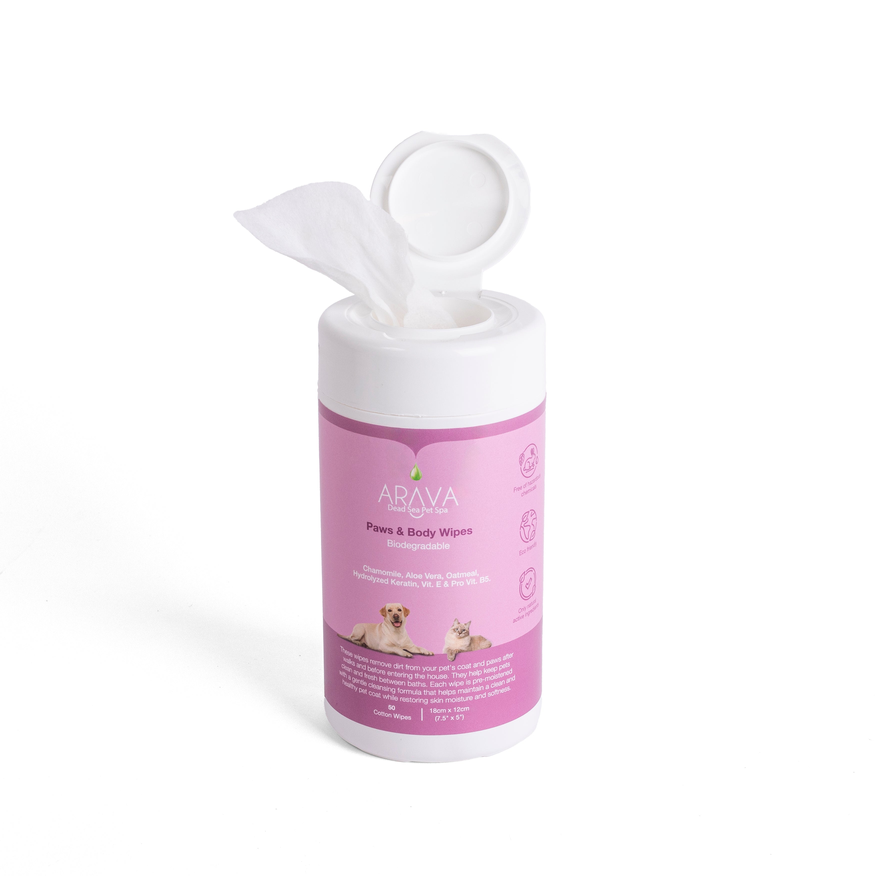 Grooming kit for dogs and puppies with difficult-to-brush coats