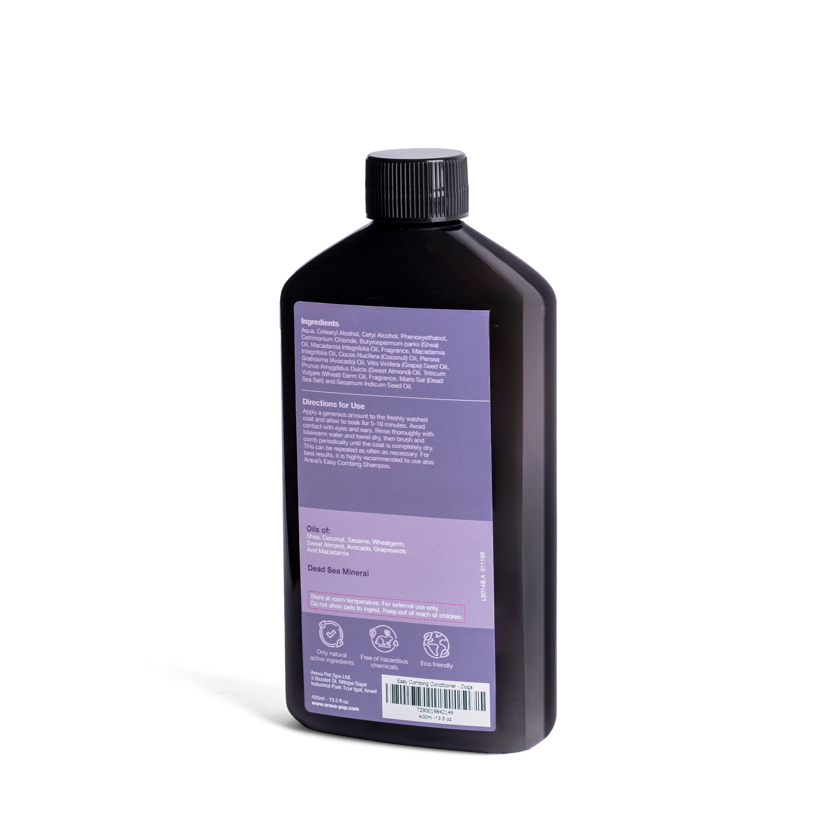 Conditioner for dogs with difficult-to-brush fur