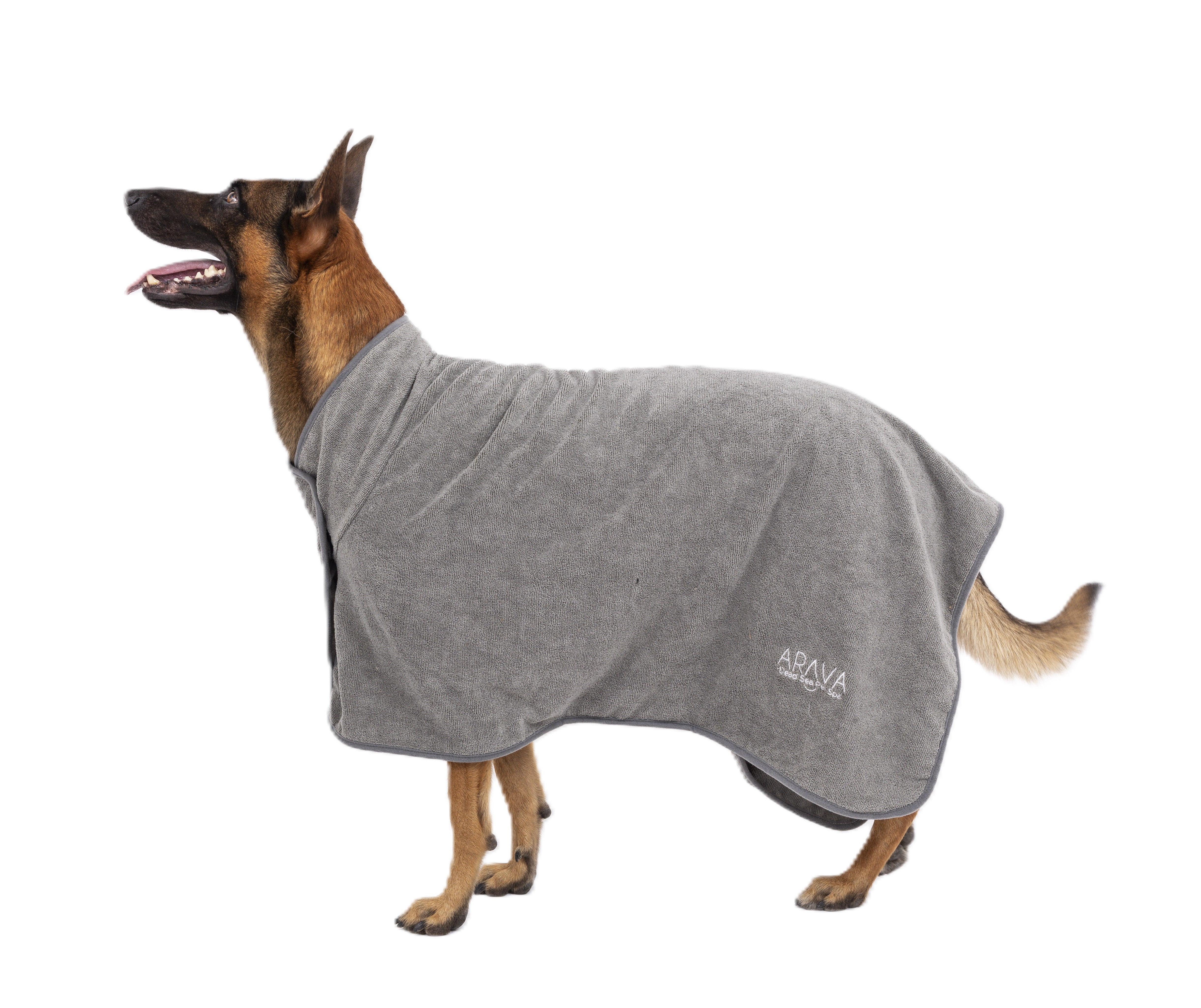 Towel dog bathrobe