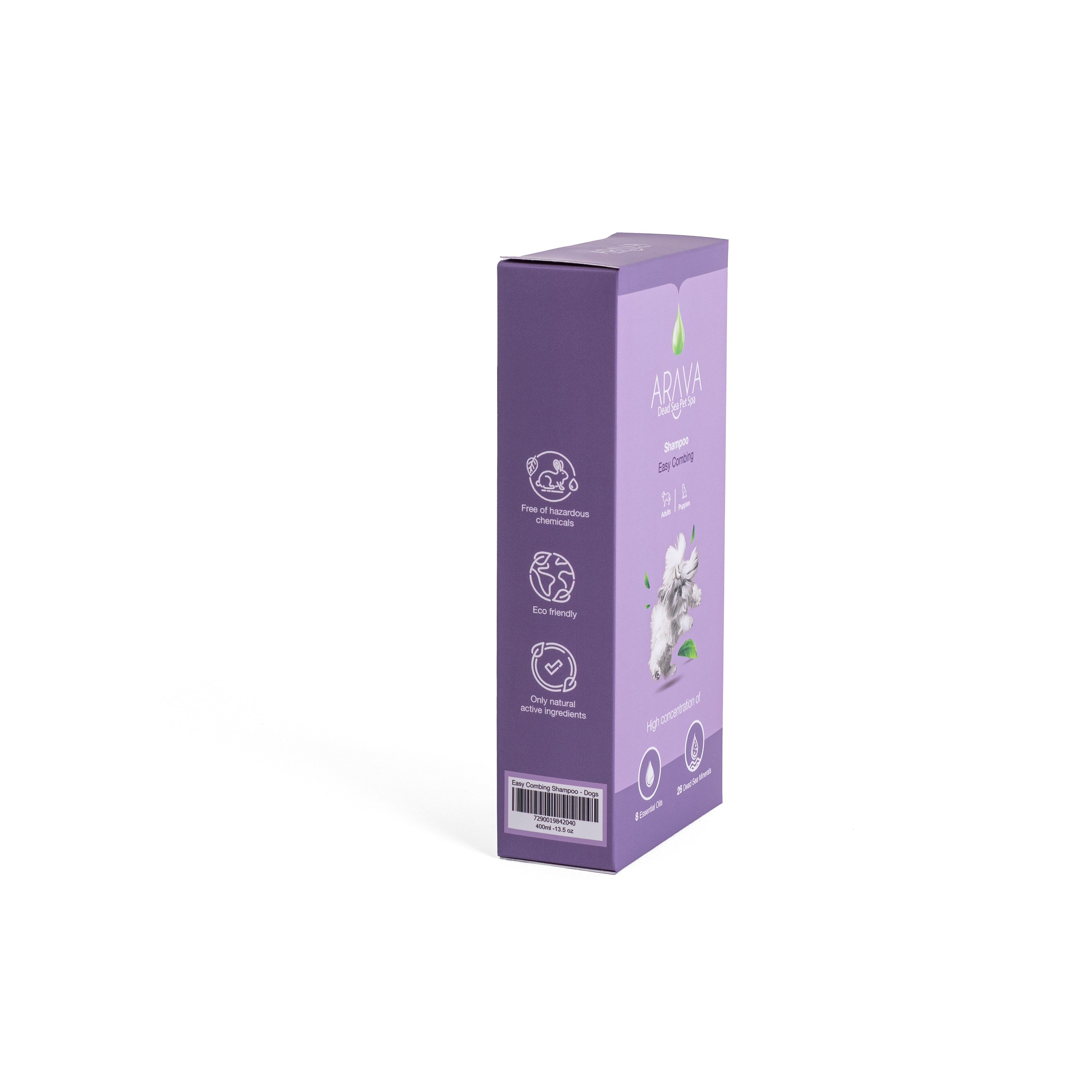 Shampoo for dogs with difficult-to-comb fur